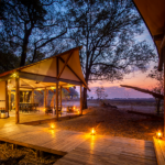 Kwara Camp's main area.