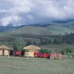 El campamento está situado en el Parque Nacional del Kilimanjaro.