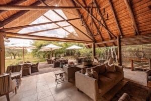 View of the reserve from the bar and lounge.