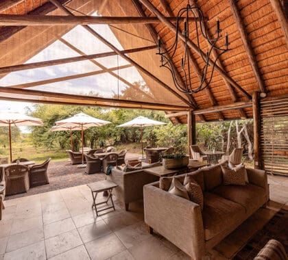 View of the reserve from the bar and lounge.