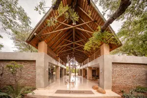 Kapama Southern Camp entrance hall.