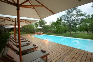 The main lodge swimming pool.