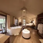A bathtub with a view.