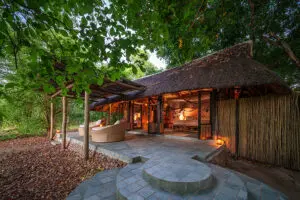 Patio del Chalet Kapamba.