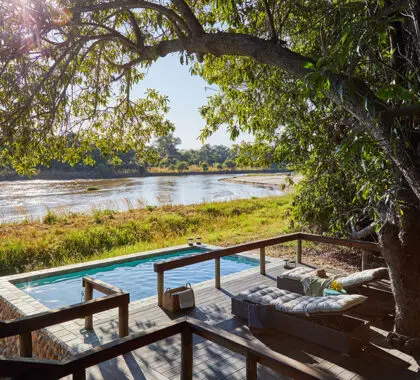 Piscina con vistas.