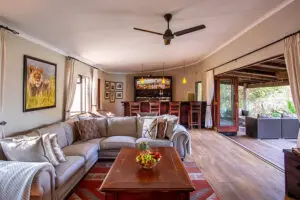 Relax in the lounge.