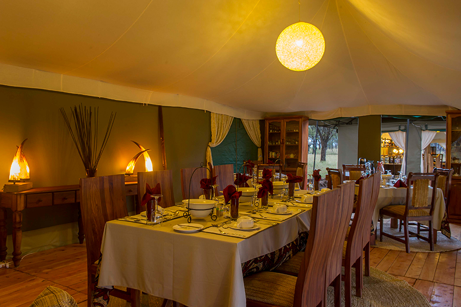 Skilled safari chefs deliver simple but wholesome cuisine.