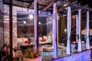 The pool sala at Kensington House.