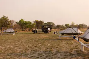Book a fly-camping sleep-out experience.