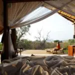 Listen to the sound of nature while relaxing in your bed.
