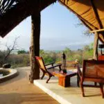 Each room offers a private deck.
