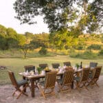 Comedor al aire libre.