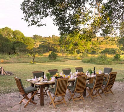 Comedor al aire libre.