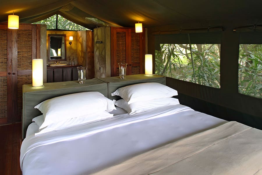 KichwaTemboTentedCamp-LowerLevelBedroom-StandardHabitación