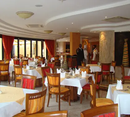 Kigali Serena Hotel restaurant