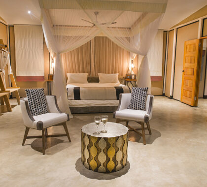 Your private hideaway is romantic, intimate and luxurious. 