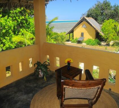A private balcony where you can enjoy the magnificent natural surroundings of the protected marine park
