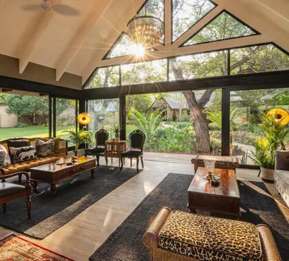 An elegant lodge in the heart of Kruger wilderness.