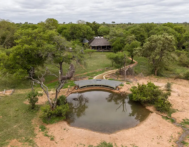 Kings Camp overlooks a popular waterhole.