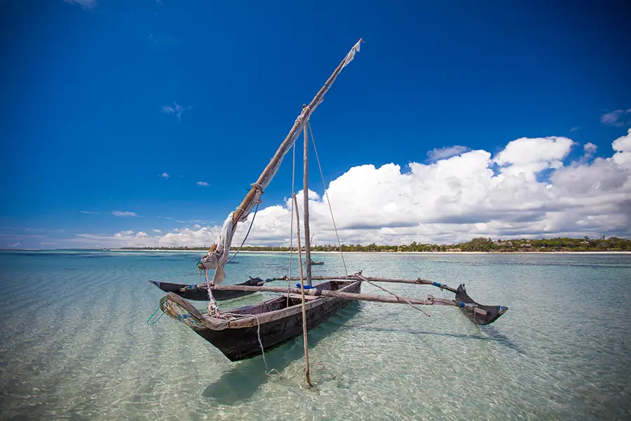 Kinondo Kwetu offers traditional sailboat trips along the Kenyan coast. | Kinondo Kwetu 