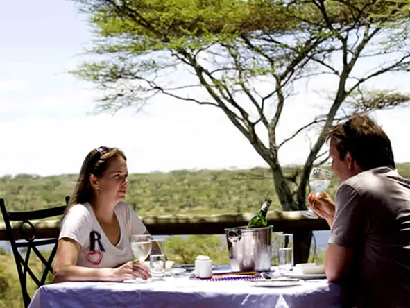 Enjoy scrumptious meals through out the day complemented by spectacular views of the valley.