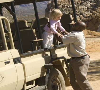 A game drive is fun for the whole family.
