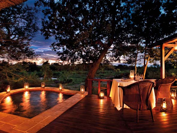 Watch the evening draw in from the comfort of your candle-lit verandah - best enjoyed with a sundowner drink.