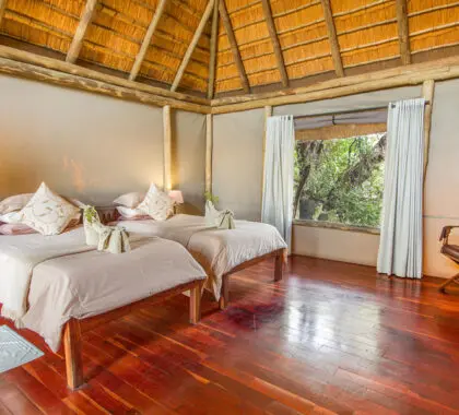 KwandoLagoonCamp-Interior-Cama doble