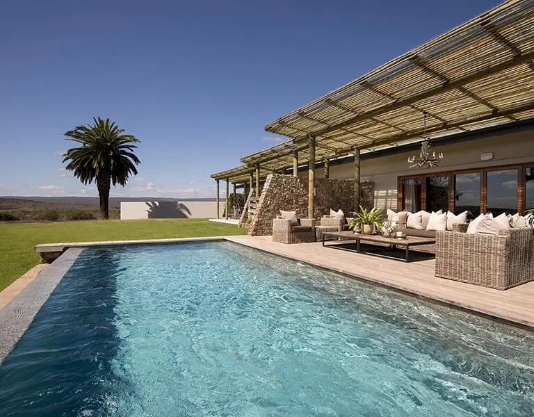 Kwandwe Fort House - an exclusive-use safari villa in the malaria-free Kwandwe Private Game Reserve.