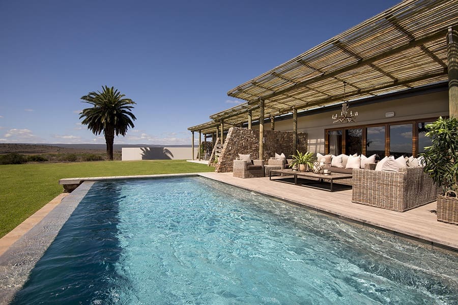 Kwandwe Fort House: una villa de safari de uso exclusivo en la reserva privada de Kwandwe, libre de malaria.