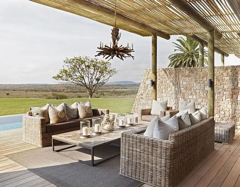 A relaxing terrace. 