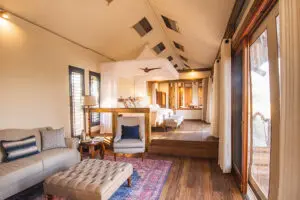 Guest room with lounge.