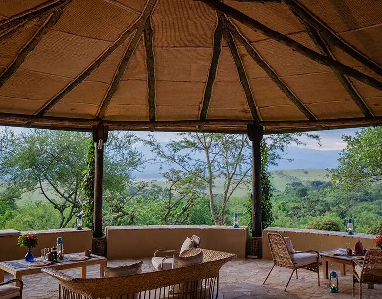 Sweeping views from the Lodge's main verandah.