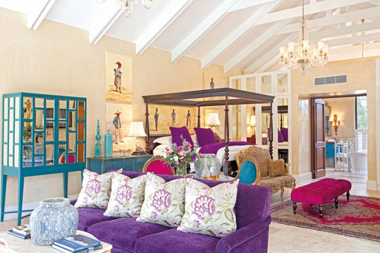 El interior de la Villa.