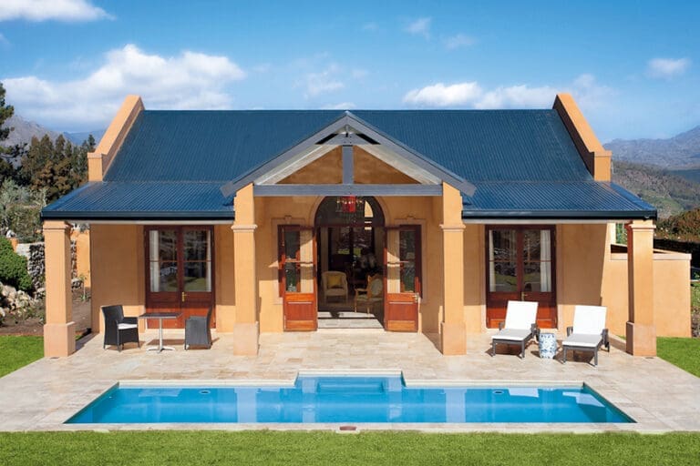 Exterior de la villa.