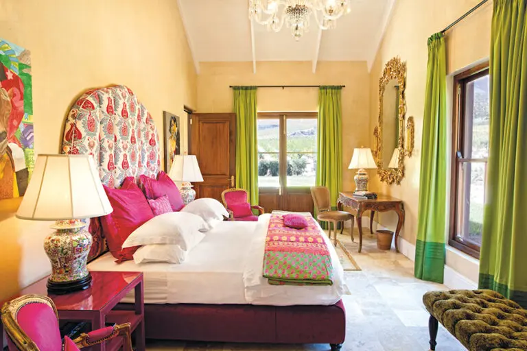 Interior del dormitorio de la villa 1.