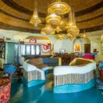 The eye-catching main lounge is a colourful collection of local styles & modern comfort.
