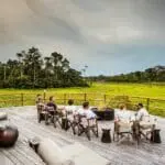 Lango Camp situated in the heart of the Odzala-Kokoua National Park. 