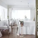 An elegant dining room.