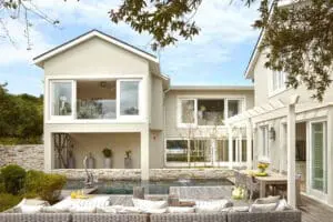 The lodge has a relaxed terrace and swimming pool area, great for unwinding and soaking up the sun.