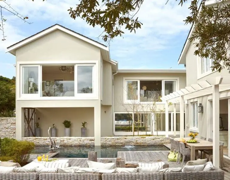 The lodge has a relaxed terrace and swimming pool area, great for unwinding and soaking up the sun.