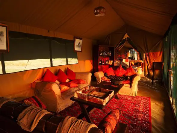 Lemala Mara Camp Northern Serengeti lounge