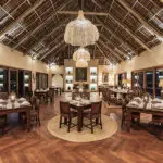 El comedor interior.