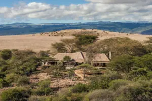 Lewa Safari Camp, perfectamente situado en la sabana africana. 