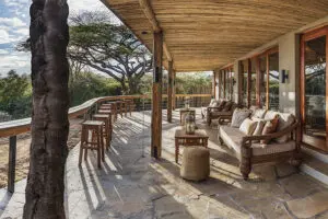 Lounge on the main deck and enjoy the view. 