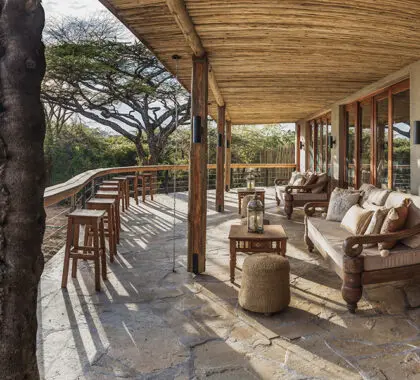Lounge on the main deck and enjoy the view. 