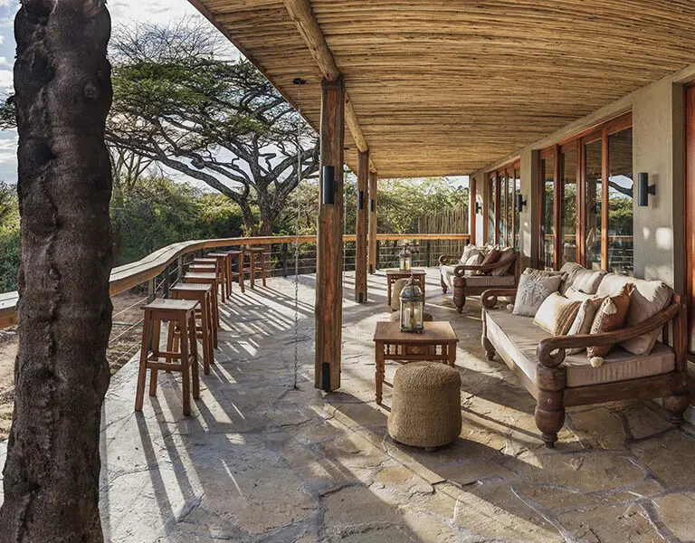 Lounge on the main deck and enjoy the view. 