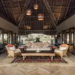 The common area at Lewa Safari Camp.