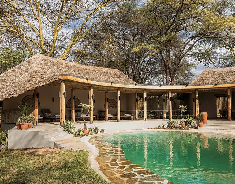 Have a refreshing swim in the pool.