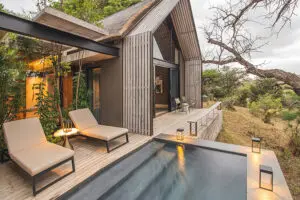 Enjoy a swim in your private pool.